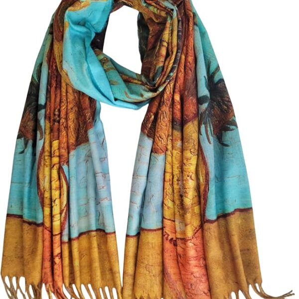Art Print Scarf for Women