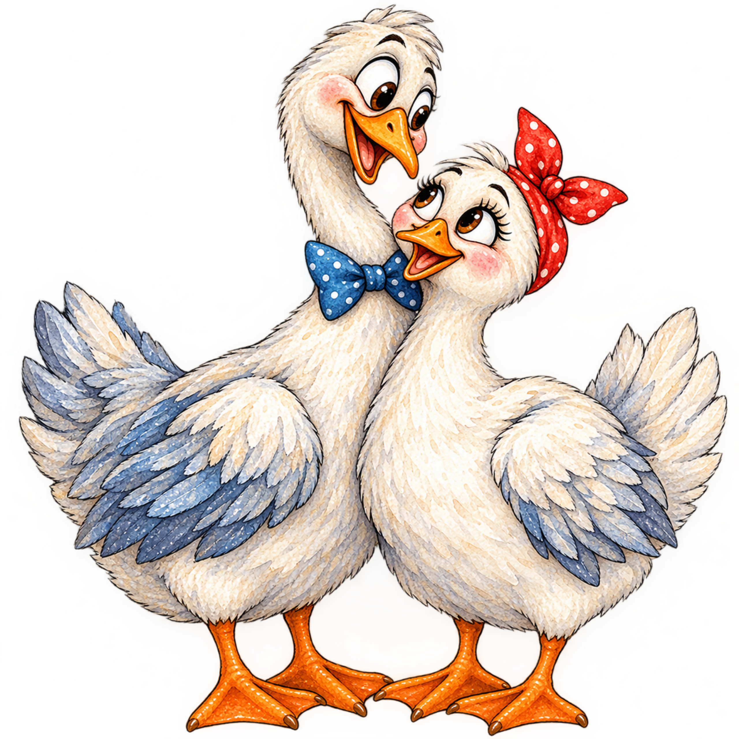 Watercolor Duck Clipart Free Download for Crafts
